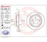 2x Brake Discs Pair Solid fits KIA SOUL Mk2, SK3 1.6 Rear 2014 on 284mm Set New