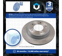 Pair of Rear Brake Disc Fits KIA Cee’d Proceed Blue Print ADG043195