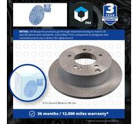2x Brake Discs Pair Solid Rear 262mm ADG04387 Blue Print Set 584113K300 Quality