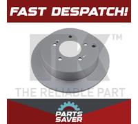 2x Brake Discs Pair Solid fits KIA SPORTAGE 2.7 Rear 04 to 10 284mm Set NK New