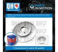 2x Brake Discs Pair Solid fits KIA SPORTAGE Mk5, QL 1.6D Rear 2018 on D4FE 302mm