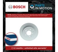 Bosch BD2646 Brake Disc Set - 302 mm Solid Discs - Rear Axle - ECE-R90 Certified - Long Service Life, Advanced Corrosion Protection - 1 Set of 2 Discs