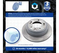 2x Brake Discs Pair Solid Rear 262mm ADG043132 Blue Print Set 584111H100 Quality