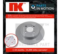 2x Brake Discs Pair Solid fits KIA RIO Mk3, Mk4 1.4D Rear 2011 on 262mm Set NK