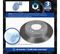 Genuine Blue Print 5 Stud Rear Solid Brake Discs - ADG043156