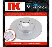 2x Brake Discs Pair Solid fits LANCIA DEDRA 1.6 Front 89 to 99 257mm Set NK New