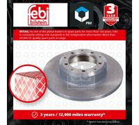 2x Brake Discs Pair Solid fits LAND ROVER DEFENDER L317 2.2D Rear 11 to 16 298mm