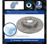 2x Brake Discs Pair Solid Rear 300mm ADJ134362 Blue Print Set J9C1168 LR061388