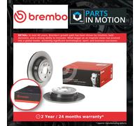 2x Brake Discs Pair Solid fits LAND ROVER FREELANDER L359 2.0 Rear 11 to 14 Set
