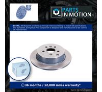 2x Brake Discs Pair Solid fits LAND ROVER FREELANDER L359 2.2D Rear 06 to 14 Set
