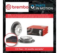 2x Brake Discs Pair Solid fits LEXUS IS250 Mk2, Mk3 2.5 Rear 05 to 15 4GR-FSE
