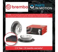 2x Brake Discs Pair Solid fits LEXUS RX400h 3.3 Rear 05 to 08 3MZ-FE 288mm Set