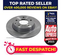 2x Brake Discs Pair Solid fits MAZDA 3 BP 1.5 Rear 2013 on P5Y1 265mm Set New