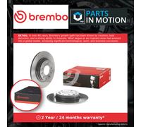 2x Brake Discs Pair Solid fits MAZDA 6 GH 2.2D Rear 08 to 13 280mm Set Brembo