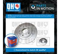 2x Brake Discs Pair Solid fits MAZDA 6 GJ 2.2D Rear 2012 on 278mm Set QH Quality