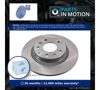 Blue Print ADM543132 Brake Disc Set (2 Brake Disc) rear, full, No. of Holes 5
