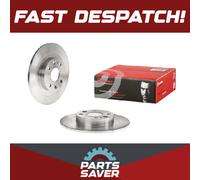 2x Brake Discs Pair Solid fits MAZDA MX3 EC 1.5 Rear 91 to 97 B5-ZE 250mm Set