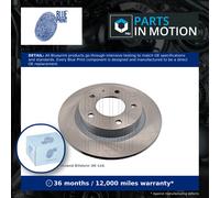2x Brake Discs Pair Solid Rear 260mm ADM54342 Blue Print Set 3415598 4146391 New
