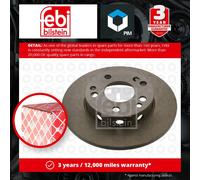 2x Brake Discs Pair Solid fits MERCEDES 190 W201 2.0 Front 82 to 93 262mm Set