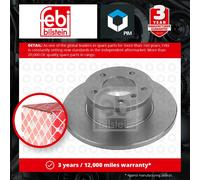 2x Brake Discs Pair Solid fits MERCEDES 230G W460 2.3 Front 79 to 93 M115.973