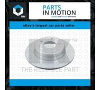2x Brake Discs Pair Solid fits MERCEDES E240 W210 Rear 2.4 2.6 97 to 02 278mm NK