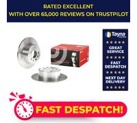 2x Brake Discs Pair Solid fits MERCEDES 300 2.9D Rear 76 to 85 279mm Set Brembo