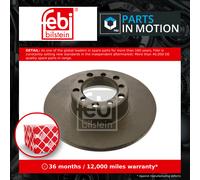 2x Brake Discs Pair Solid fits MERCEDES 300 W123 3.0D Front 81 to 85 OM617.952