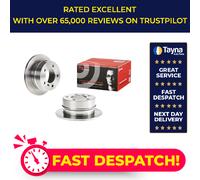 2x Brake Discs Pair Solid fits MERCEDES 350G W463 3.4D Rear 91 to 97 OM603.972