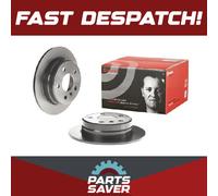 2x Brake Discs Pair Solid fits MERCEDES A200 W169 2.0D Rear 04 to 12 OM640.941