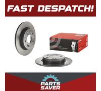 2x Brake Discs Pair Solid fits MERCEDES B180D W247 1.5D Rear 2018 on 276mm Set