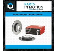 2x Brake Discs Pair Solid fits MERCEDES B200 W246 1.8D Rear 11 to 14 OM651.901