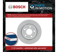 2x Brake disc solid 0 986 479 A03 BOSCH for MERCEDES-BENZ B-CLASS Sports Tourer