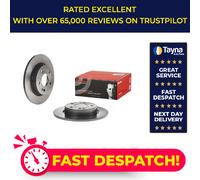 2x Brake Discs Pair Solid fits MERCEDES B200 W247 1.3 Rear 2018 on 276mm Set New