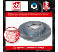febi bilstein Pair of Brake Disc Rotor 104852