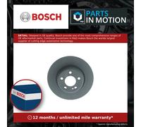 2x Brake Discs Pair Solid fits MERCEDES C160 S205, W205 Rear 1.5 1.6 2015 on Set