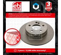 Febi Bilstein 30554 Brake Disc Fits Mercedes-Benz C-Class C 180 CDI C 200 CDI