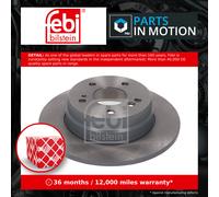 2x Brake Discs Pair Solid fits MERCEDES CLK220 C209 2.2D Rear 05 to 09 OM646.966