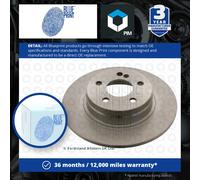 2x Brake Discs Pair Solid fits MERCEDES E250 A207, C207 Rear 1.8 2.0 2.2D 300mm