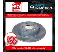 febi bilstein Pair of Brake Disc Rotor 104852