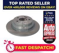 2x Brake Discs Pair Solid fits MERCEDES E270 W211 2.7D Rear 02 to 08 OM647.961