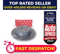 2x Brake Discs Pair Solid fits MERCEDES E320 W210 Rear 3.2 3.2D 95 to 02 289.7mm