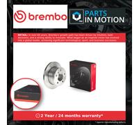 2x Brake Discs Pair Solid fits MERCEDES G300 W463 3.0D Rear 96 to 00 OM606.964