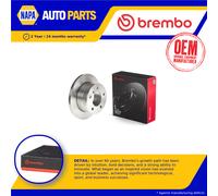 2x Brake Discs Pair Solid fits MERCEDES G500 W463 5.0 Rear 93 to 01 272mm Set