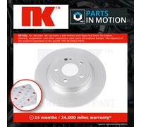2x Brake Discs Pair Solid fits MERCEDES GLB200D X247 2.0D Rear 2019 on 295mm Set
