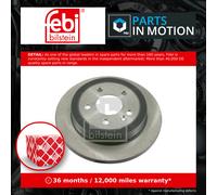 2x Brake Discs Pair Solid fits MERCEDES ML350 W163 3.7 Rear 02 to 05 M112.970