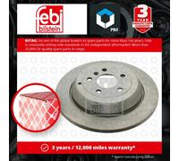 2x Brake Discs Pair Solid fits MERCEDES ML280 W164 3.0D Rear 05 to 09 OM642.940