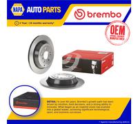 2x Brake Discs Pair Solid fits MERCEDES R350 W251 3.0D Rear 06 to 14 330mm Set