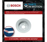 2x Brake Discs Pair Solid Rear 300mm 0986478472 Bosch Set A2204230112 2204230112