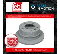 2x Brake Discs Pair Solid Rear 258mm 22860 Febi Set A9014230812 9014230812 New