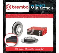 2x Brake Discs Pair Solid fits MERCEDES SPRINTER 907, 910 2.0D Rear 2020 on Set